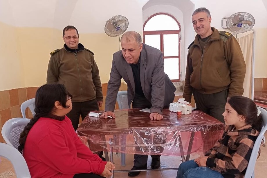 جانب من اليوم الطبي المجاني في قرية زبوبا غرب جنين 